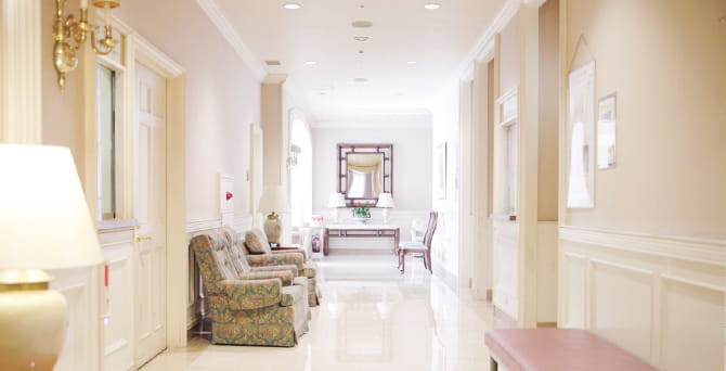 病院の内装のイメージ