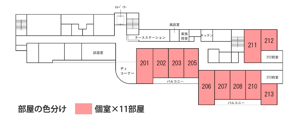 ２階平面図